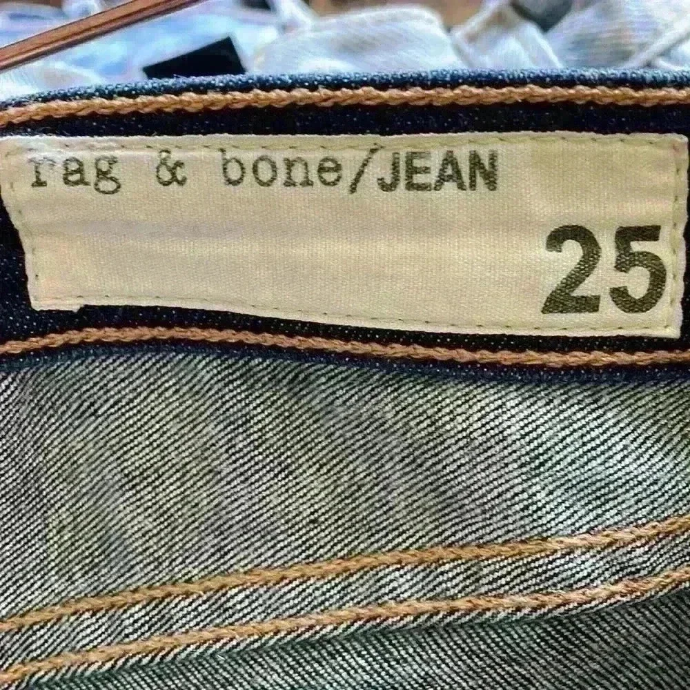 Rag & Bone High-Rise Skinny - Indigo Rinse - Picture 5 of 7